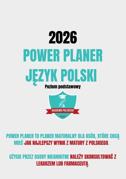 Podgląd stron Power Planera z Języka Polskiego