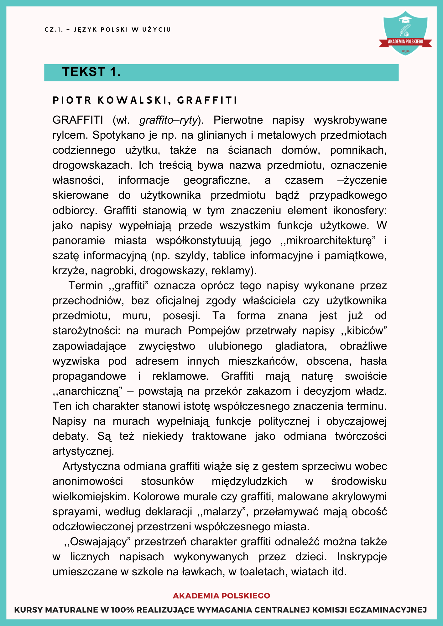 Matura próbna – grafika 2